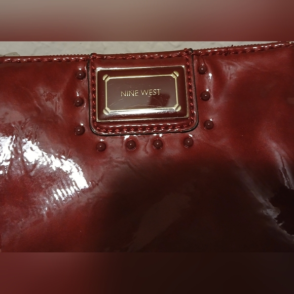 Nine West Merlot Wristlet - Picture 2 of 9